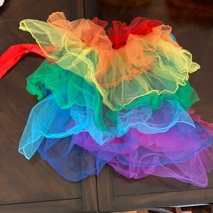 Silly wrap rainbow tutu costume fun